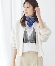 ダブルジップライトブルゾン