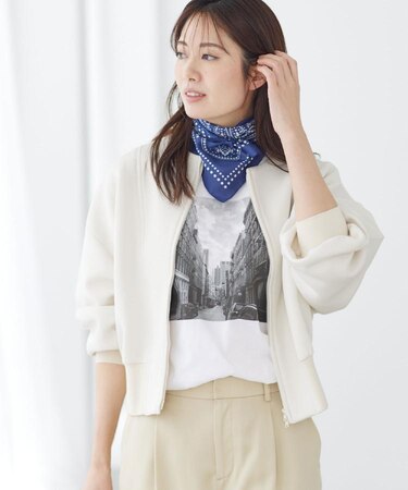 ダブルジップライトブルゾン