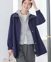 ストレッチタフタミドル丈パーカー