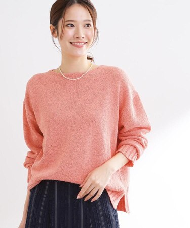 【レイヤードにおすすめ◎】ロング丈リラクシーニット