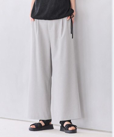 ドライタッチストレートワイドパンツ