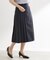 タックプリーツセミロング丈スカート