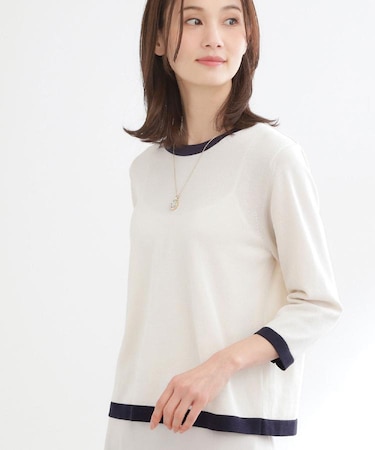 【アンサンブル可】バイカラーニット