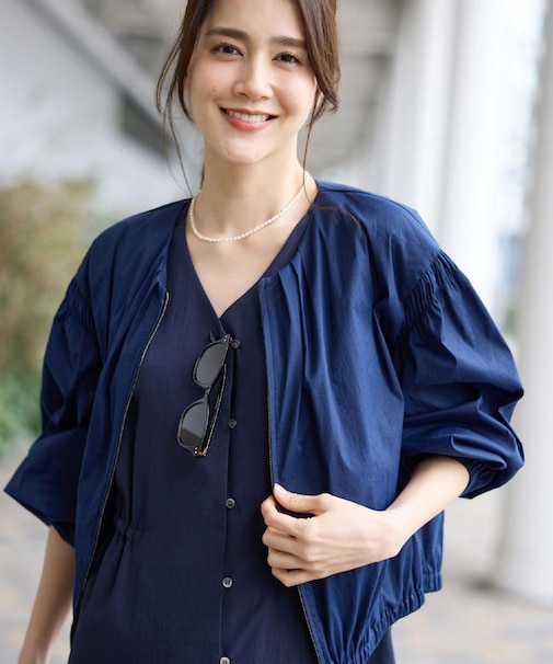 フロントファスナーシアーブルゾン