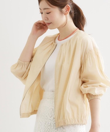 フロントファスナーシアーブルゾン