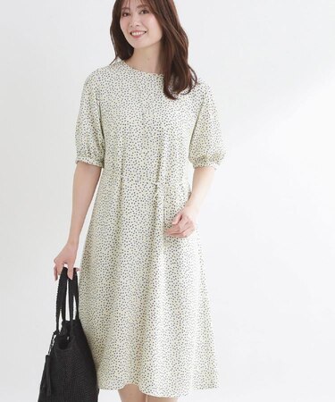 シフォンスリーブワンピース