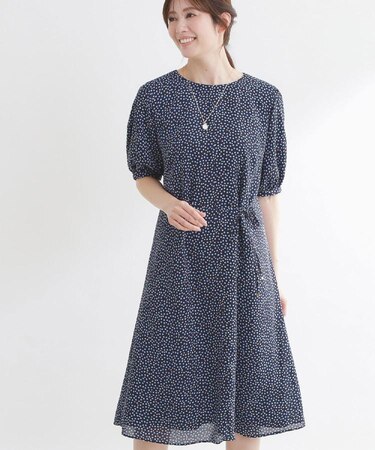 シフォンスリーブワンピース