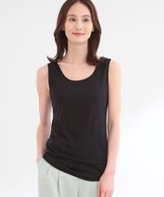 ラウンドネックカットソータンクトップ