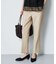 【私のパンツ／マシンウォッシャブル】ベーシックテーパードパンツ