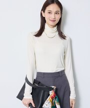 【インナーに◎】タートルネックプルオーバー