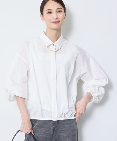 ショート丈シャツブルゾン
