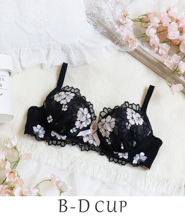 フロール ブラジャー(B-D)<スウィートリッチ>
