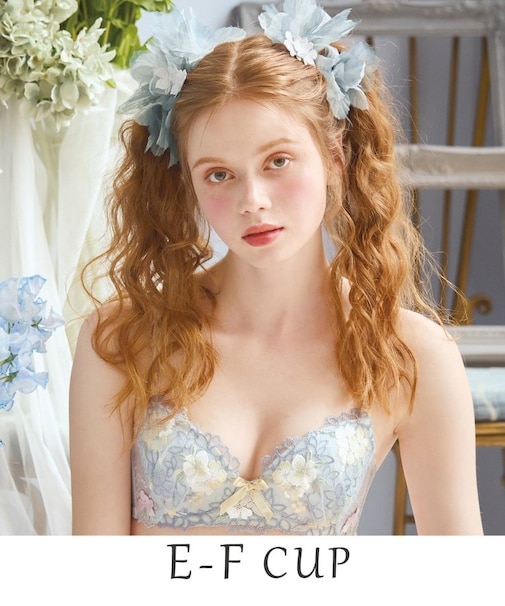 フロール ブラジャー（E-F）＜スウィートリッチ＞