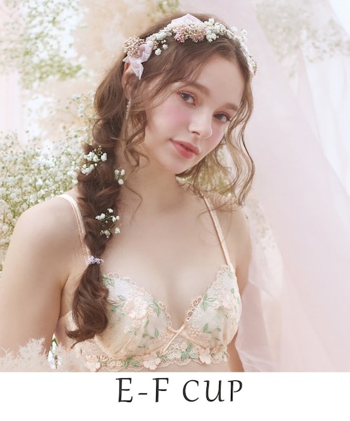 シュクリエ ブラジャー（E-F）｜リサマリの通販｜&mall（アンドモール