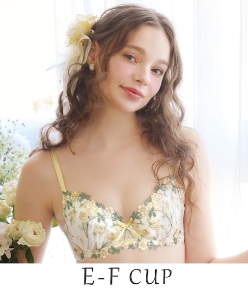 ナヨン ブラジャー（E-F）＜サイドシェイプ＞