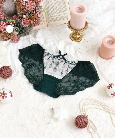 【ルビー】 レースショーツ