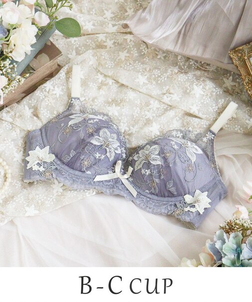 フルーリ ノンワイヤーブラ (B-C) ＜メロフィータイプ＞