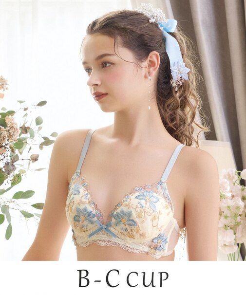 フルーリ ノンワイヤーブラ (B-C) ＜メロフィータイプ＞