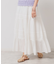 【軽い着心地／インド綿】ティアードロングスカート