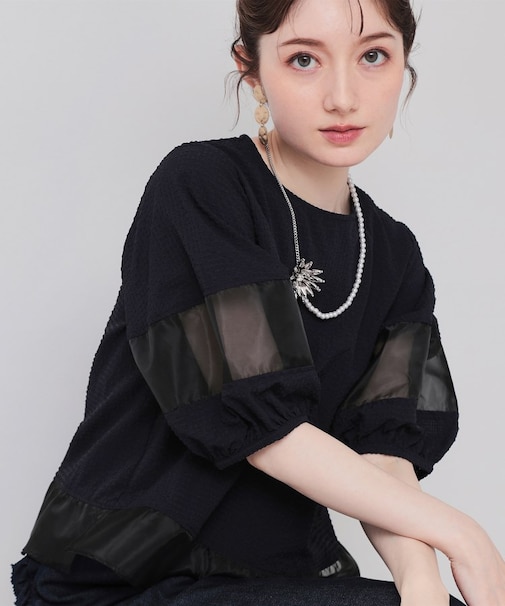 【7分袖/秋まで着られる】Tブラウス