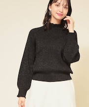 【COLLECTION LINE】フリルラメニット