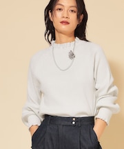 【COLLECTION LINE】フリルラメニット