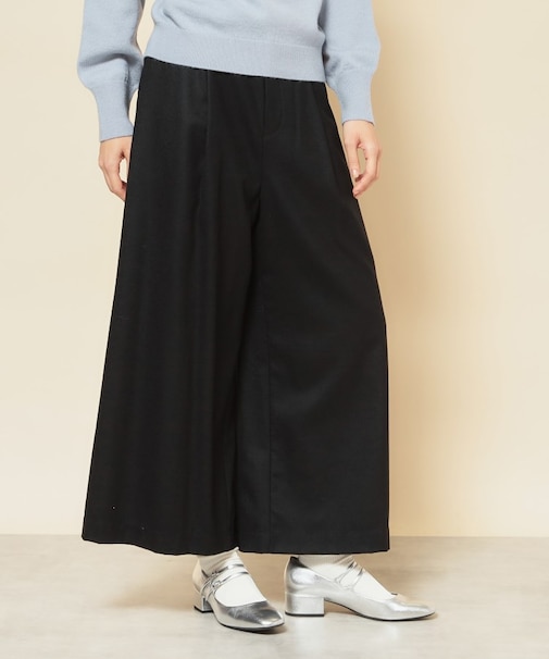 【COLLECTION LINE】ベルト付ガウチョパンツ