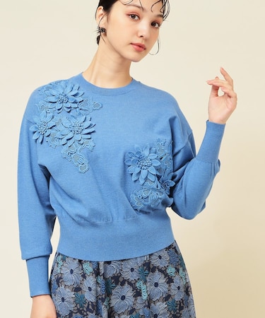 【COLLECTION LINE】レースニット