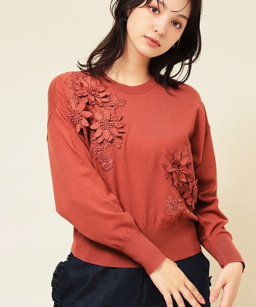 【COLLECTION LINE】レースニット