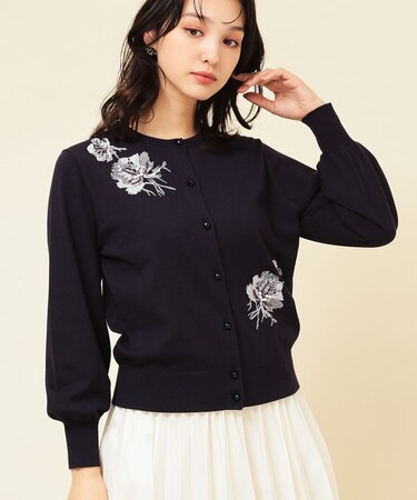 【SS～Lサイズ展開/手刺繍】クラフトカーディガン