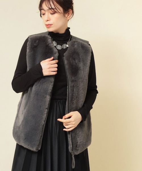 フェイクファー ベスト｜ビューティー＆ユース ユナイテッドアローズの