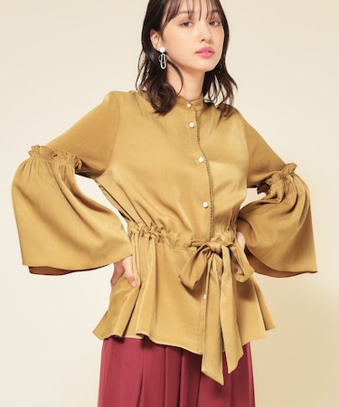 【COLLECTION LINE】フレアスリーブブラウス