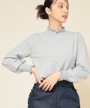 【SS～Lサイズ展開／6色展開】パール調ニット