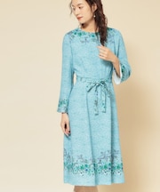 【co creation and yours/SS~L】レースプリーツワンピース