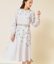 【co creation and yours／SS～L】オリエンタルプリントワンピース