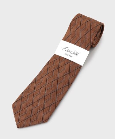 菱文様（ひしもん）エクストラシルク　ネクタイ