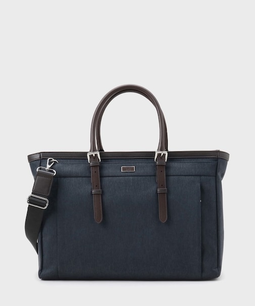 ヘアラインスリム 横型トートバッグ