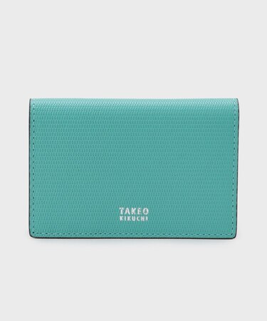 【ソフト＆ナチュラル】ミニメッシュ レザー 名刺入れ