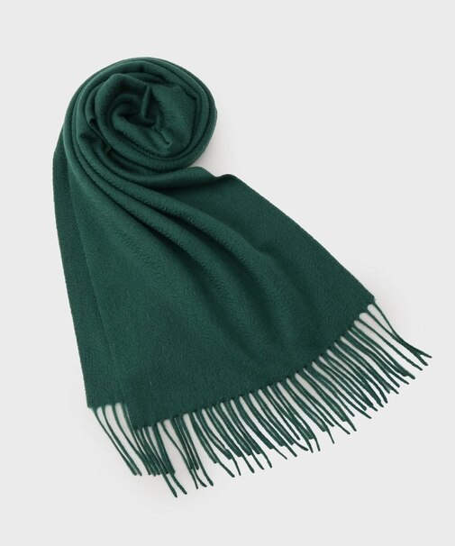 【洗えるベビーカシミヤ】無地 マフラー