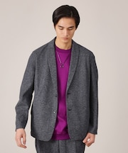 【抗菌防臭】尾州リネンブレンド ドビーメッシュ カーディガン