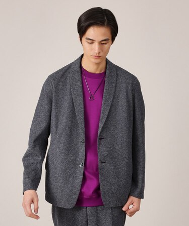 【抗菌防臭】尾州リネンブレンド ドビーメッシュ カーディガン