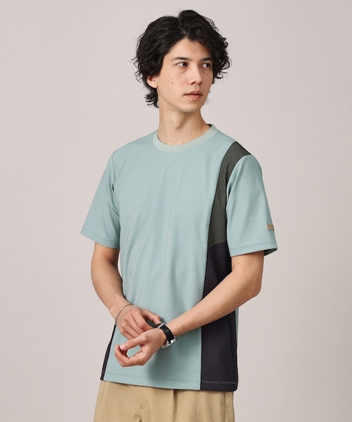 【Sサイズ～】サイド切替え 半袖カットソー