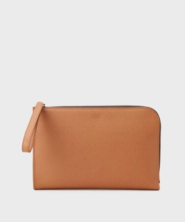 【ベーシック】レザー クラッチバッグ