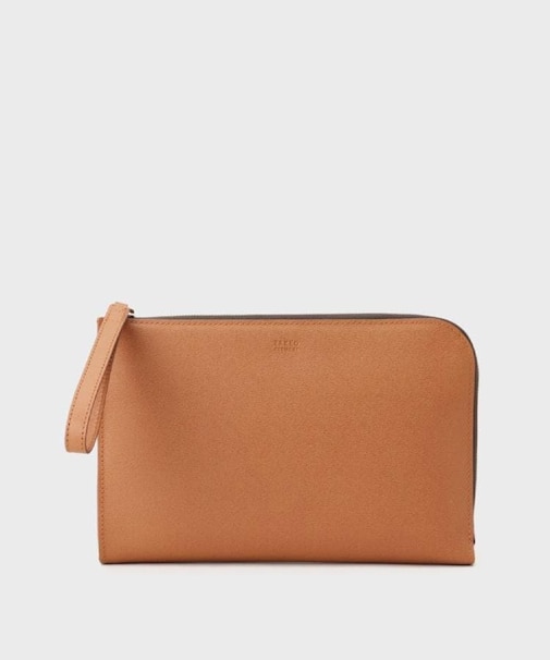 【ベーシック】レザー クラッチバッグ