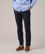 【Made in JAPAN】播州織 ヘリンボン ストレート パンツ