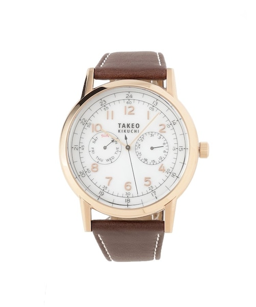 タケオキクチ　2カウンタークロノソーラー時計 2カウンタークロノソーラー時計[ メンズ 時計 ソーラー ]（腕時計