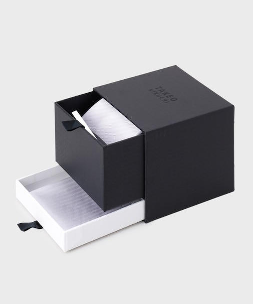 【ブライダル/フォーマル対応】ネクタイ＆チーフ＆タイバー  BOXセット