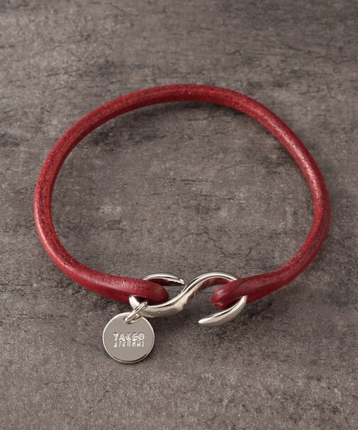 【MADE IN JAPAN】 1重巻き スタンダードレザーブレス