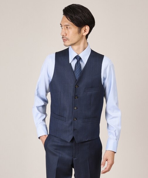 【3ピース対応】シャイニーシャークピンヘッド ベスト