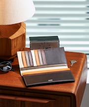 アンティーク調レザー 2つ折り長財布